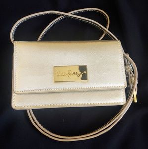 Gold Lilly Pulitzer Crossbody/Clutch
